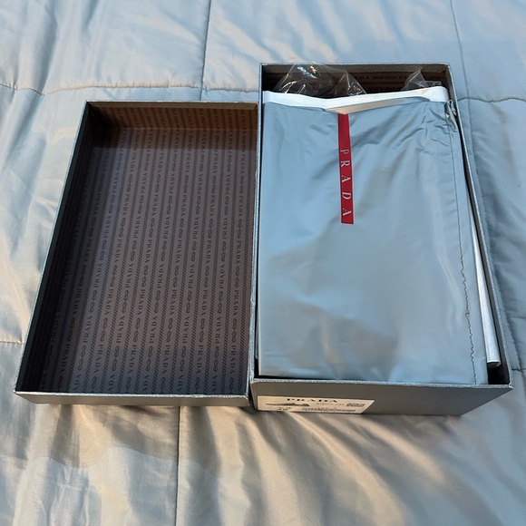 Patent leather and technical fabric Prada America's Cup sneakers - Picture 4 of 16